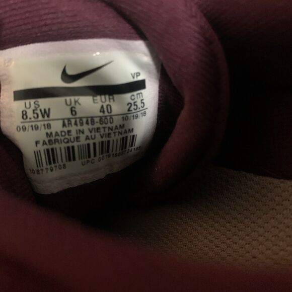 Nike Flex Experience 8 Purple And Black Women's US Size 8.5 Wide - Picture 8 of 8